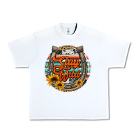 White stay wild horseshoe Urban Heavy Tee - Jasminsmagicworld