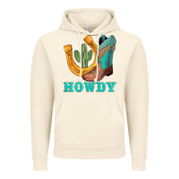 Vintage Artic howdy turquoise cowboy boots horseshoe Vintage Hoodie - AdoDesignShop