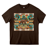 Chocolate Brown bear native animal  pelt  tumbler Heavy Core Tee - BarkalooDesign