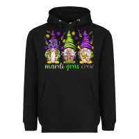 Mardi Gras Crew With Gnomes Heavyweight Hoodie | Teevron
