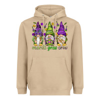 Mushroom Mardi Gras crew with gnomes Heavyweight Hoodie - NancyCooperArtShop