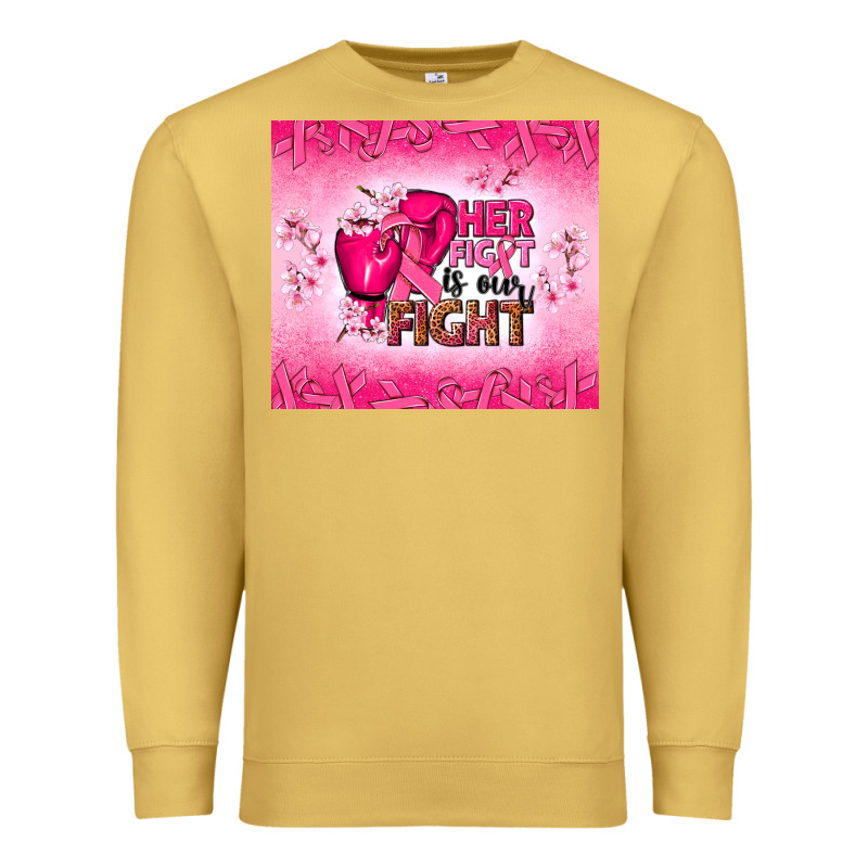 Her Fight Is Our Fight Premium Sweatshirt by NancyCooperArtShop | Teevron