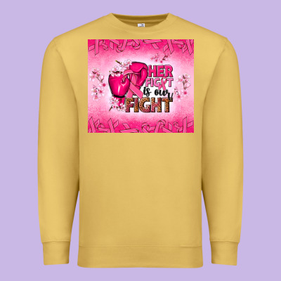 Her Fight Is Our Fight Premium Sweatshirt Designed By Nancycooperartshop