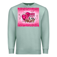 Seafoam Her fight is our fight Premium Sweatshirt - NancyCooperArtShop