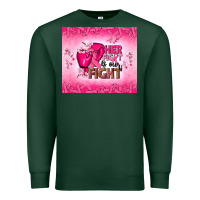 Sports Green Her fight is our fight Premium Sweatshirt - NancyCooperArtShop