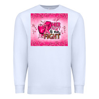 White Her fight is our fight Premium Sweatshirt - NancyCooperArtShop