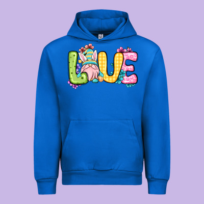 Easter Day Love Easter Gnome Urban Hoodie Designed By Oliviacreatesart