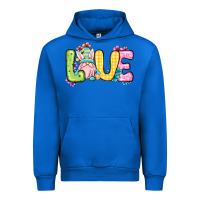Cobalt Easter Day Love Easter gnome Urban Hoodie - OliviaCreatesArt