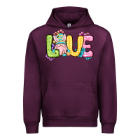 Mauve Wine Easter Day Love Easter gnome Urban Hoodie - OliviaCreatesArt