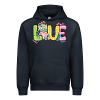 Navy Easter Day Love Easter gnome Urban Hoodie - OliviaCreatesArt