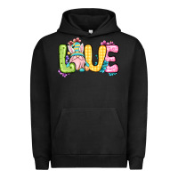 Pigment Black Easter Day Love Easter gnome Urban Hoodie - OliviaCreatesArt