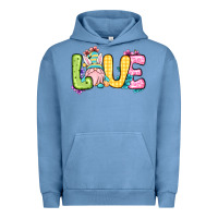 Pigment Pebble Blue Easter Day Love Easter gnome Urban Hoodie - OliviaCreatesArt