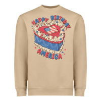 Mushroom happy birthday america Heavyweight Sweatshirt - MaliasSmallBusiness