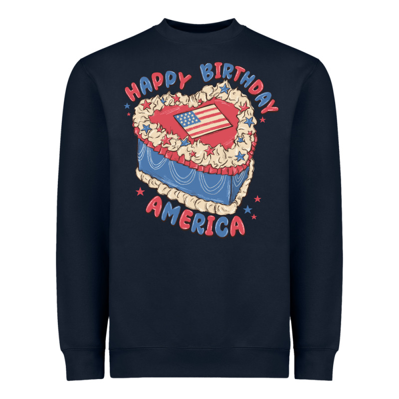 Happy Birthday America Heavyweight Sweatshirt by MaliasSmallBusiness | Teevron