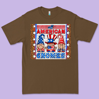 All American Gnomes Premium Tee Designed By Hra Design Shop