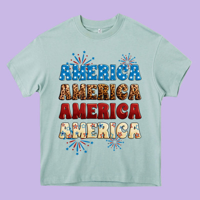 Western America Heavy Core Tee Designed By Neo Western