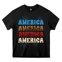 Black Western America Heavy Core Tee - Neo Western