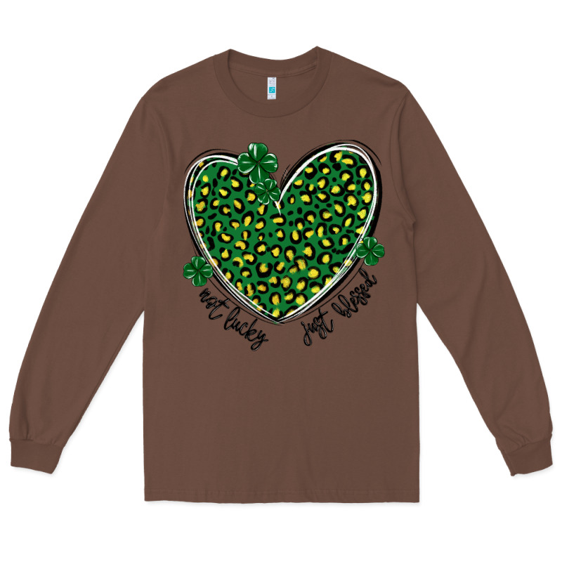 Not Lucky Just Blessed Long Sleeve Tee by MaliasSmallBusiness | Teevron