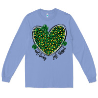 Colony Blue not lucky just blessed Long Sleeve Tee - MaliasSmallBusiness