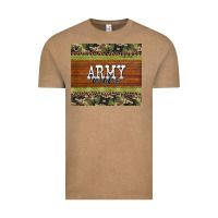 Vintage Coffee army mom leopard glitter camouflage Vintage Tee - BarkalooDesign