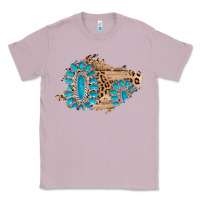 Lilac gemstone wood leopard patch Classic Tee - AdoDesignShop