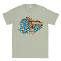 Matcha gemstone wood leopard patch Classic Tee - AdoDesignShop