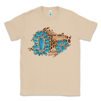 Mushroom gemstone wood leopard patch Classic Tee - AdoDesignShop