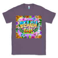 Lavender Beach Life Classic Tee - CowhideDigitalArt