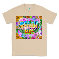 Mushroom Beach Life Classic Tee - CowhideDigitalArt