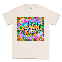 Natural Beach Life Classic Tee - CowhideDigitalArt