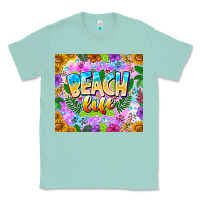 Seafoam Beach Life Classic Tee - CowhideDigitalArt