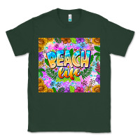 Sports Green Beach Life Classic Tee - CowhideDigitalArt