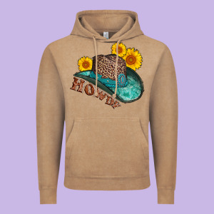 Howdy Leopard Tooled Leather Hat Vintage Hoodie Designed By Adodesignshop