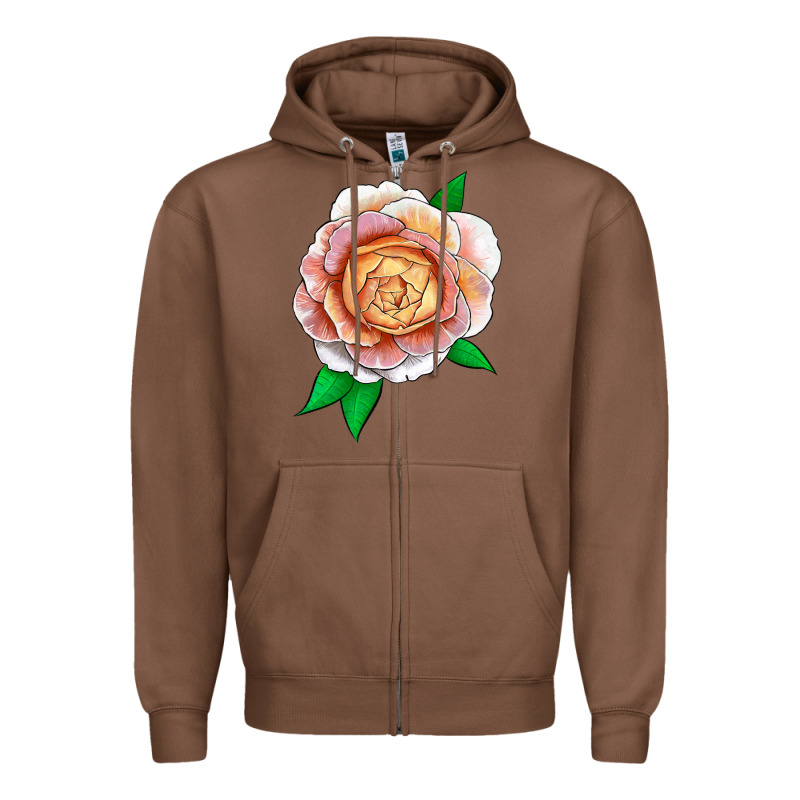 Fun In The Sun Rose Zipper Hoodie by LillyAllenDesigns | Teevron