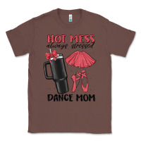 Chestnut hot mess always stressed dance mom Classic Tee - MaliasSmallBusiness