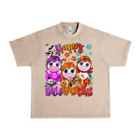 French Oak Happy Hallothanksmas unicorns Urban Heavy Tee - NancyCooperArtShop