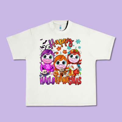 Happy Hallothanksmas Unicorns Urban Heavy Tee Designed By Nancycooperartshop
