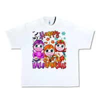 White Happy Hallothanksmas unicorns Urban Heavy Tee - NancyCooperArtShop
