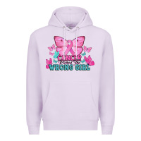 Lilac Cancer picked the wrong girl Cancer Awareness Premium Hoodie - HowdyJamesFarm