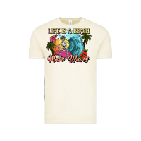 Vintage Arctic Life is a beach make waves skeleton Vintage Tee - NancyCooperArtShop