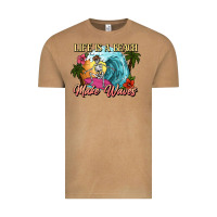 Vintage Camel Life is a beach make waves skeleton Vintage Tee - NancyCooperArtShop