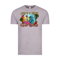 Vintage Zinc Life is a beach make waves skeleton Vintage Tee - NancyCooperArtShop