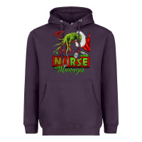 Plum grinch hand nurse manager Heavyweight Hoodie - NancyCooperArtShop