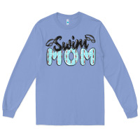 Colony Blue swim mom Long Sleeve Tee - MaliasSmallBusiness