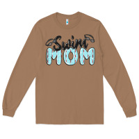 Toasted Coconut swim mom Long Sleeve Tee - MaliasSmallBusiness