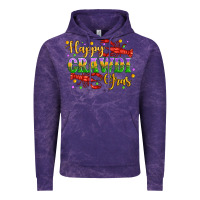 Cloud Purple happy crawdi gras with crawfish Vintage Hoodie - Artiststas