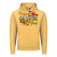 Vintage Mustard happy crawdi gras with crawfish Vintage Hoodie - Artiststas