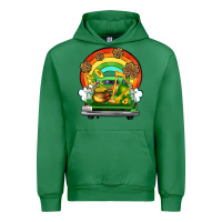 Emerald St. Patrick's Day truck Urban Hoodie - OliviaCreatesArt