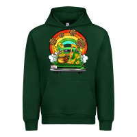 Forest Green St. Patrick's Day truck Urban Hoodie - OliviaCreatesArt