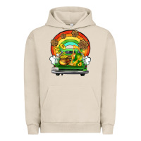Pigment French Oak St. Patrick's Day truck Urban Hoodie - OliviaCreatesArt